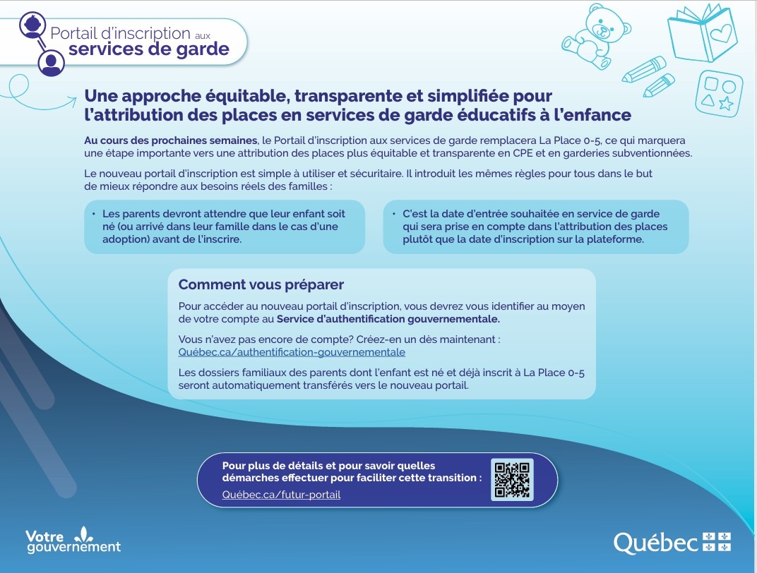 Portail d'inscription